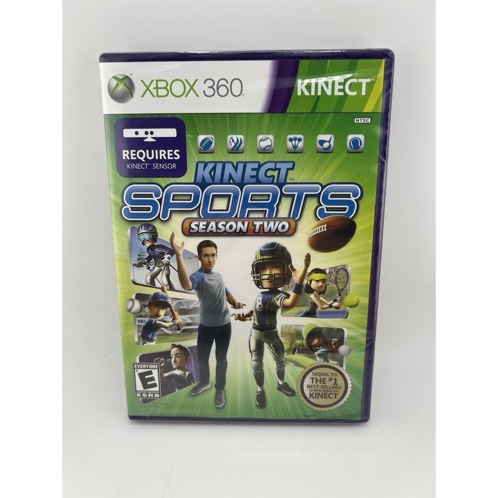 Kinect‎ Sports: Season Two (Microsoft Xbox 360, 2011) Brand New Sealed